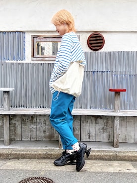 「カラーパレット」｜ちゃまさん（レディース・155cm）の冬コーディネート