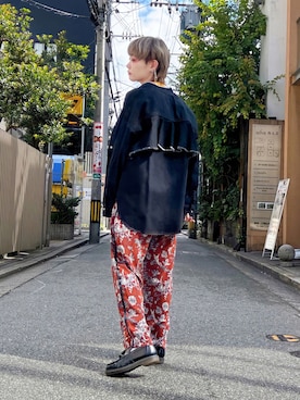 「Dr. Martens（ドクターマーチン）のDr.Martens / ADRIAN TASSLE LOAFER（ローファー）」を使った、ちゃまさん（レディース・155cm）の秋コーディネート