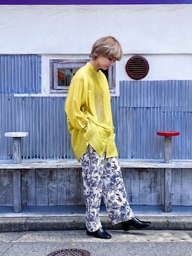「H&M（エイチ・アンド・エム）のアイテム（ブーツ）」を使った、ちゃまさん（レディース・155cm）の秋コーディネート
