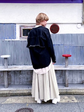 「Avail（アベイル）のアイテム（シューズ）」を使った、ちゃまさん（レディース・155cm）の秋コーディネート