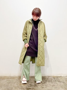 「アイテム（テーラードジャケット）」を使った、ちゃまさん（レディース・155cm・20代）の秋コーディネート