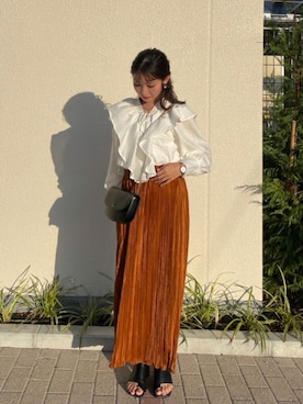 「Kastane」｜「アイテム（腕時計）」を使った、 Mayuさん（レディース・152cm）の秋コーディネート