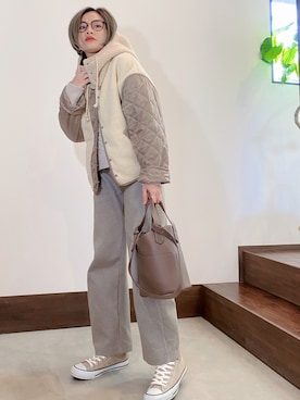 𝓜𝓮𝓲❣︎ さん（レディース・158cm）の冬コーディネート