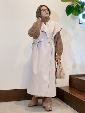 𝓜𝓮𝓲❣︎ さん（レディース・158cm）の冬コーディネート