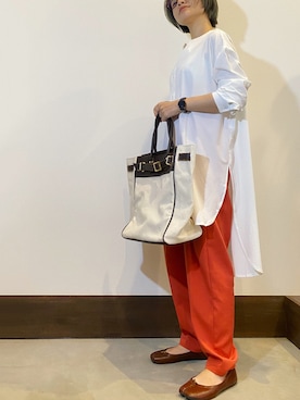 「OMNES（オムネス）のアイテム（バッグ）」を使った、𝓜𝓮𝓲❣︎ さん（レディース・158cm）の秋コーディネート