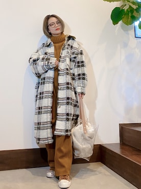 𝓜𝓮𝓲❣︎ さん(レディース・158cm)の冬コーディネート