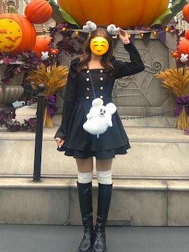 「INGNI（イング）のアイテム（ブーツ）」を使った、akr.さん（レディース・150cm）の秋コーディネート