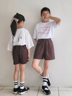 Mさん（キッズ・130cm）の夏コーディネート