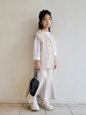「ごきげんウィーク」｜Mさん（キッズ・121cm）の春コーディネート