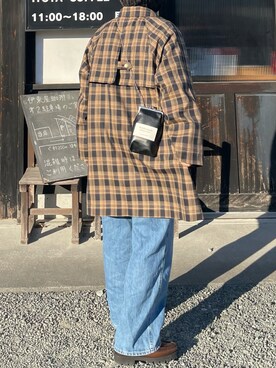 差し色つかいの女子大生さんのコーディネート