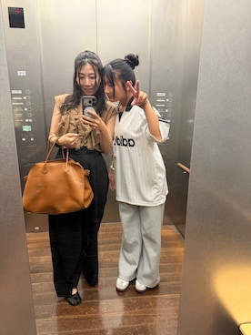 「THE ROW（ザロウ）のアイテム」を使った、rinaさん（レディース・163cm）の夏コーディネート