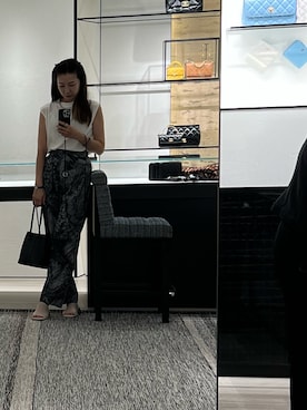 「シャネル」｜rinaさん（レディース・163cm）の夏コーディネート