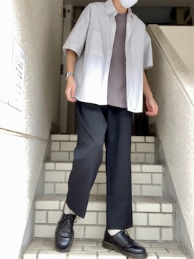 「UNIQLO（ユニクロ）の50色ソックス（消臭機能付き）（ソックス/靴下）」を使った、ともきさん（メンズ・171cm）の夏コーディネート