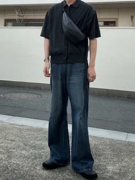 「アイテム（デジタル腕時計）」を使った、ともきさん（メンズ・172cm）の夏コーディネート