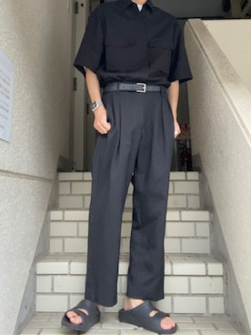 「Apple Watch」｜「アイテム（ジャケット/アウター）」を使った、ともきさん（メンズ・171cm）の夏コーディネート