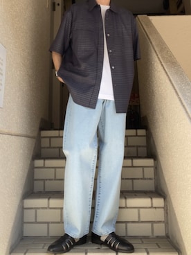 「UNIQLO（ユニクロ）の50色ソックス（消臭機能付き）（ソックス/靴下）」を使った、ともきさん（メンズ・172cm）の夏コーディネート