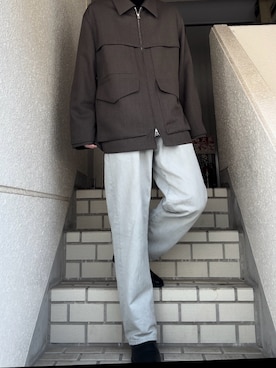 LIDNM(リドム)の「VINTAGE GOAT RIDING BLOUSON(ブルゾン)」 - WEAR