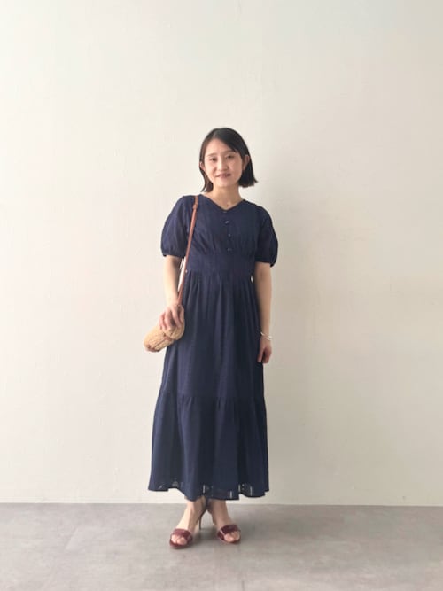 小さいサイズ 綿100％コットンレースワンピース 低身長さん