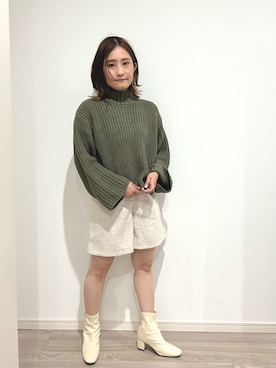 「ショートパンツ」｜ゆっかさん（レディース・146cm・30代）の秋コーディネート
