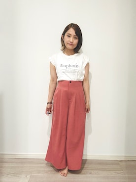 「アイテム（パンツ）」を使った、ゆっかさん（レディース・146cm・30代）の夏コーディネート