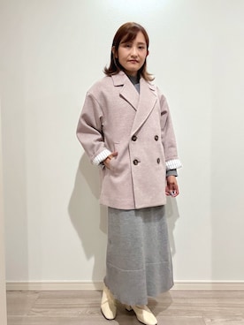 「アイテム（ワンピース/ドレス）」を使った、ゆっかさん（レディース・146cm・30代）の秋コーディネート