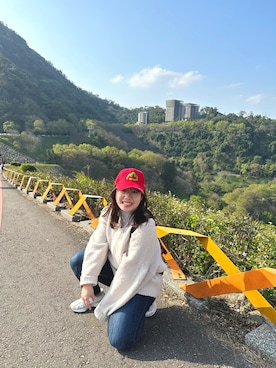 「爬山」｜Chen Chenさん（レディース・153cm）の春コーディネート