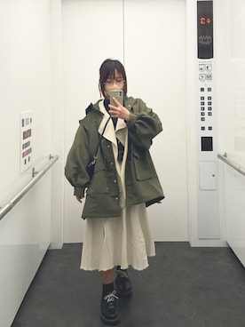 「Chaco closet（チャコ クローゼット）のアイテム（ジャケット/アウター）」を使った、Chen Chenさん（レディース・153cm）の春コーディネート