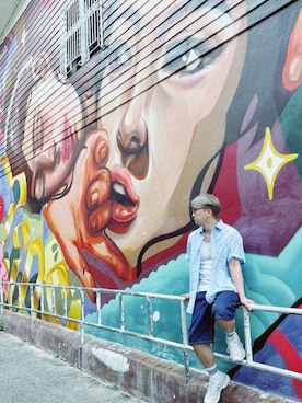 「アイテム（タンクトップ）」を使った、shoujiさん（メンズ・173cm・30代）の秋コーディネート