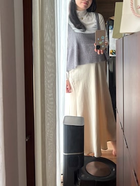 「アイテム（ベスト）」を使った、ちゃんぽんさん（レディース・158cm）の秋コーディネート