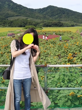 「カメラ女子」｜「アイテム（スニーカー）」を使った、ちゃんぽんさん（レディース・158cm）の夏コーディネート