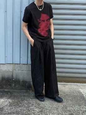 「黒Tシャツ」｜ヒロさん（メンズ・177cm・20代）の夏コーディネート