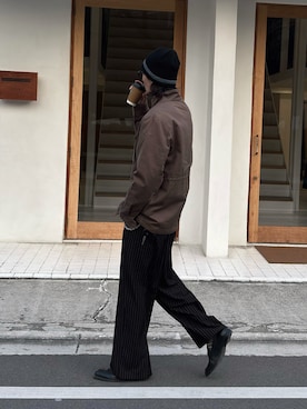 「Eddie Bauer（エディーバウアー）のアイテム」を使った、ヒロさん（メンズ・177cm）の春コーディネート