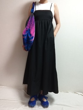 「Desigual（デシグアル）のアイテム（バッグ）」を使った、175cmさん（レディース・175cm）の夏コーディネート
