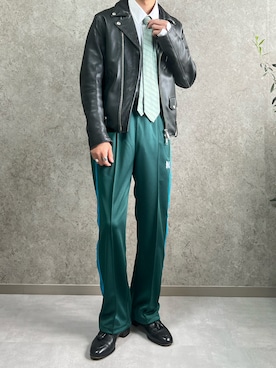 「Yves Saint Laurent（イヴサンローラン）のアイテム（フォーマルスーツ/小物）」を使った、リタさん（メンズ・173cm）の春コーディネート