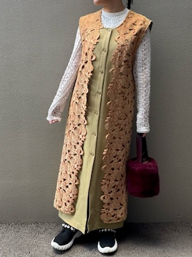 「Ray BEAMS（レイビームス）のアイテム」を使った、CHIHIROさん（レディース・150cm）の秋コーディネート