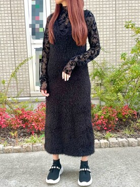 「MossGreen（モスグリーン）のアイテム」を使った、CHIHIROさん（レディース・150cm）の秋コーディネート