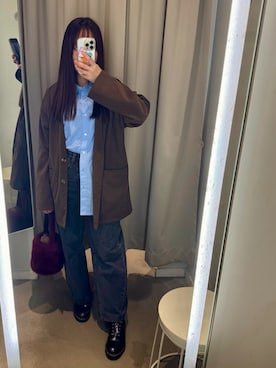 「BEAMS（ビームス）のアイテム」を使った、CHIHIROさん（レディース・150cm）の秋コーディネート