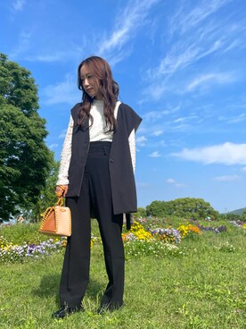 「アイテム（その他トップス）」を使った、CHIHIROさん（レディース・150cm・20代）の春コーディネート