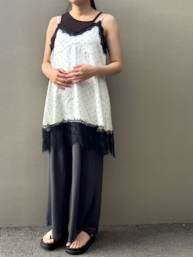 「coca（coca）（コカ）のアイテム」を使った、CHIHIROさん（レディース・150cm）の夏コーディネート