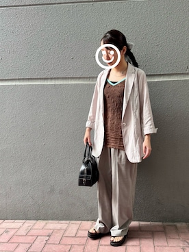 「アイテム（キャミソール）」を使った、CHIHIROさん（レディース・150cm）の秋コーディネート