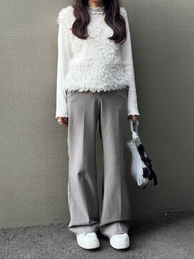 「LASTFRAME（ラストフレーム）のアイテム（バッグ）」を使った、CHIHIROさん（レディース・150cm）の春コーディネート