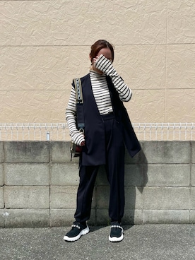 「MARC JACOBS（マークジェイコブス）のアイテム（バッグ）」を使った、CHIHIROさん（レディース・150cm・20代）の春コーディネート