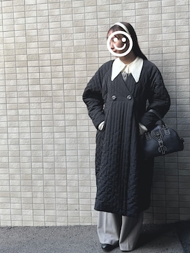 「LOEWE（ロエベ）のアイテム」を使った、CHIHIROさん（レディース・150cm）の冬コーディネート