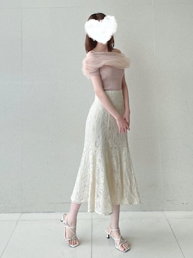 「アイテム（スカート）」を使った、kianaさん（レディース・161cm）の夏コーディネート