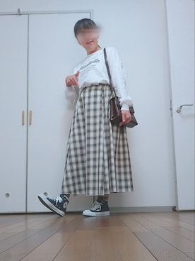 「ハニーズ」｜「アイテム（その他）」を使った、◌̥*⃝ きぬ　🐾　さん（レディース・156cm）の春コーディネート