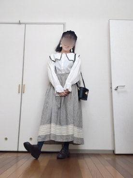 「kazumiコラボ」｜「アイテム（アクセサリー）」を使った、◌̥*⃝ きぬ　🐾　さん（レディース・156cm）の秋コーディネート