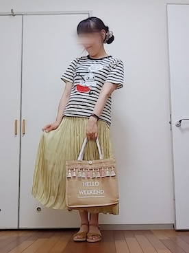 「おてて靴フェス」｜◌̥*⃝ きぬ　🐾　さん（レディース・156cm）の夏コーディネート