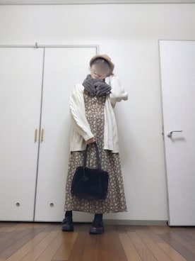 「アイテム（ドレスシューズ）」を使った、◌̥*⃝ きぬ　🐾　さん（レディース・156cm）の秋コーディネート
