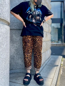 「RANDT（アールアンドティー）のアイテム（パンツ）」を使った、しさん（レディース・157cm）の春コーディネート