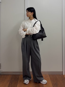 「russet（ラシット）のアイテム」を使った、asaさん（レディース・163cm）の秋コーディネート